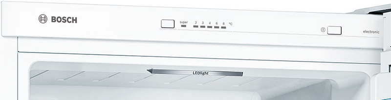 Bosch Series 4 KGV336WEAG, Free-standing fridge-freezer with freezer at bottom