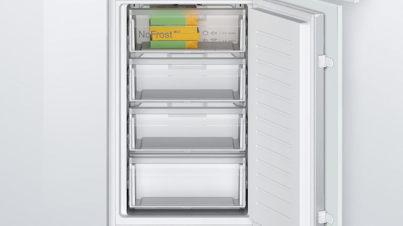 Bosch Series 2 KIN85NSE0G, Built-in fridge-freezer with freezer at bottom