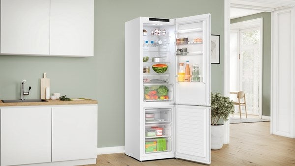 Bosch Series 4 KGN392WDFG, Free-standing fridge-freezer with freezer at bottom