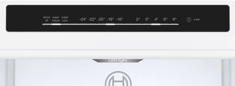 Bosch Series 4 KGN362WDFG, Free-standing fridge-freezer with freezer at bottom