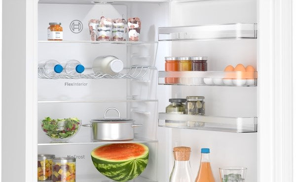 Bosch Series 4 KGN392WDFG, Free-standing fridge-freezer with freezer at bottom