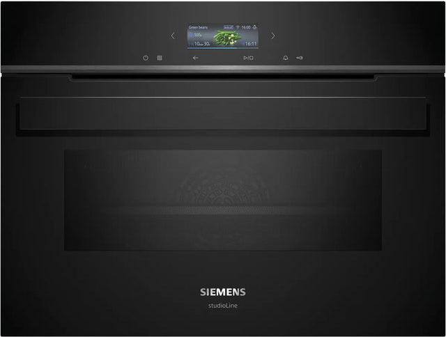 Siemens iQ 700 CM924G1B1B, Built-In Compact Oven with Microwave Function