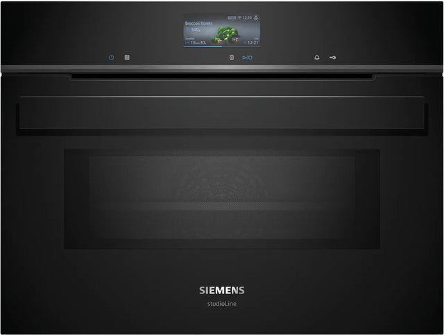 Siemens iQ 700 CM976GMB1B, Built-In Compact Oven with Microwave Function