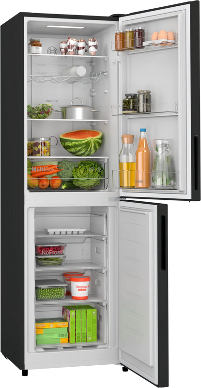 Bosch Series 2 KGN27NBEAG, Free-standing fridge-freezer with freezer at bottom