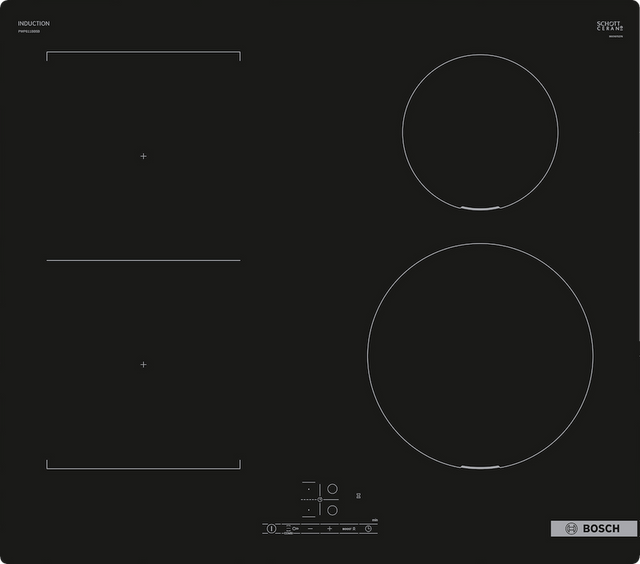 Bosch Series 4 PWP611BB5B, Induction hob