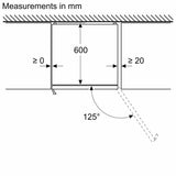 Bosch Series 6 KGN39AIAT, Free-standing fridge-freezer with freezer at bottom