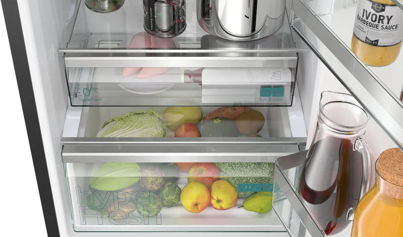 Siemens iQ 500 KG39NEXBF, free-standing fridge-freezer with freezer at bottom