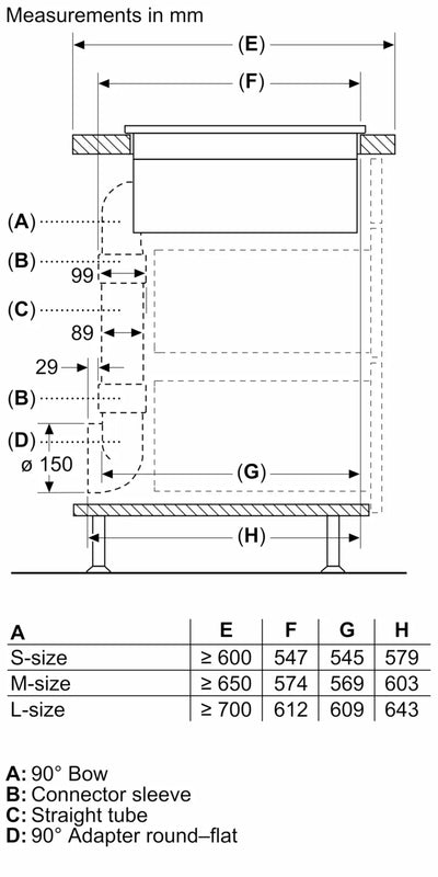 Bosch Series 8 PXX875D67E, Induction hob with integrated ventilation system