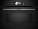 Bosch Series 8 CMG778NB1, Built-in compact oven with microwave function