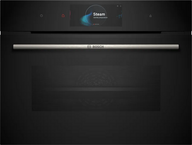 Bosch Series 8 CSG7584B1, Built-in compact oven with steam function