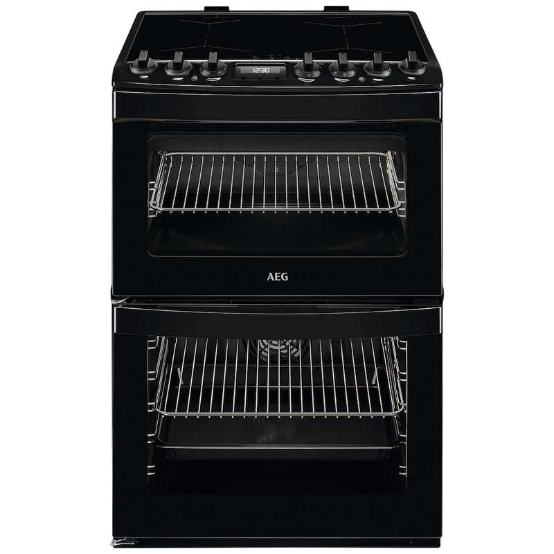 AEG CIB6743ACB Induction Electric Cooker with Double Oven