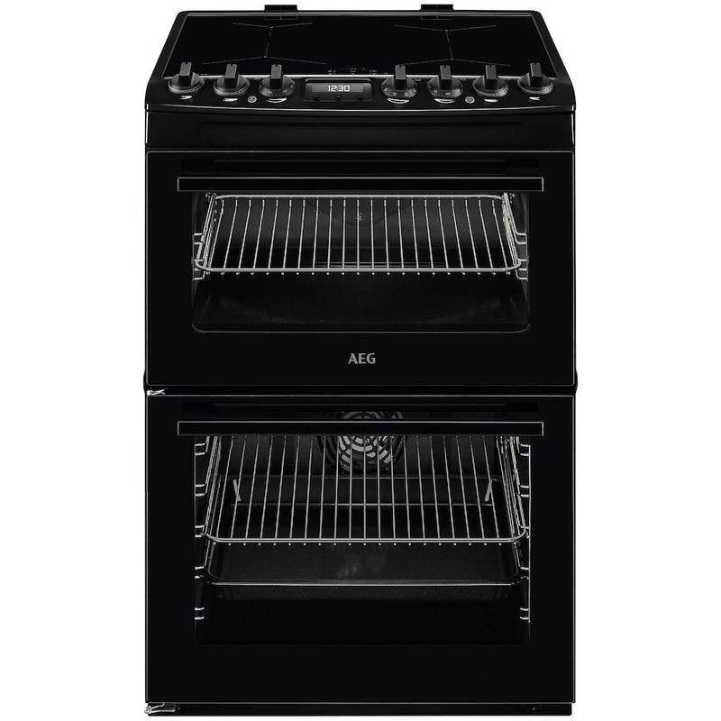 AEG CIX6540ACB Induction Electric Cooker with Double Oven
