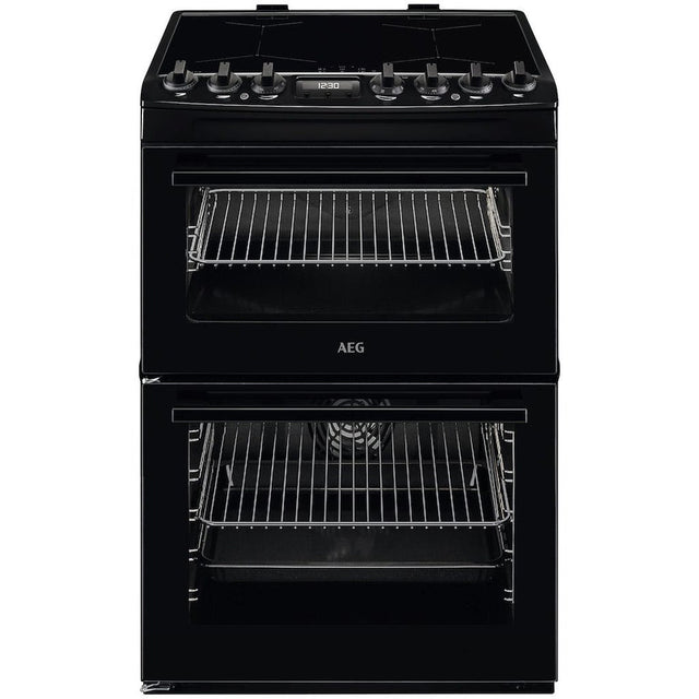 AEG CIX6540ACB Induction Electric Cooker with Double Oven