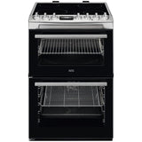 AEG CCX6740ACM Ceramic Electric Cooker with Double Oven