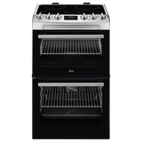 AEG CCX1530ACM Ceramic Electric Cooker with Double Oven
