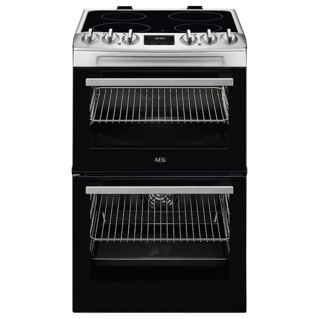 AEG CCX1530ACM Ceramic Electric Cooker with Double Oven