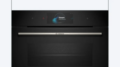 Bosch Series 8 CSG7584B1, Built-in compact oven with steam function