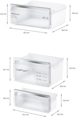 Bosch Series 4 KIV87VSE0G, Built-in fridge-freezer with freezer at bottom