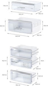 Neff N 50 KI7862FE0G, Built-in fridge-freezer with freezer at bottom