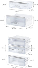 Neff N 50 KI7862SE0G, Built-in fridge-freezer - Frost Free - 60/40