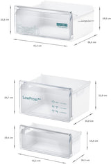 Siemens iQ 100 KI87VNSE0G, built-in fridge-freezer with freezer at bottom