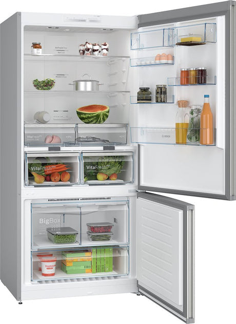 Bosch Series 4 KGN86VIEA, Free-standing fridge-freezer with freezer at bottom
