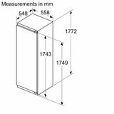 Bosch Series 4 KIR81VFE0G, Built-in Fridge