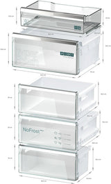 Siemens iQ 500 KG39NAIAU, Free-standing fridge-freezer