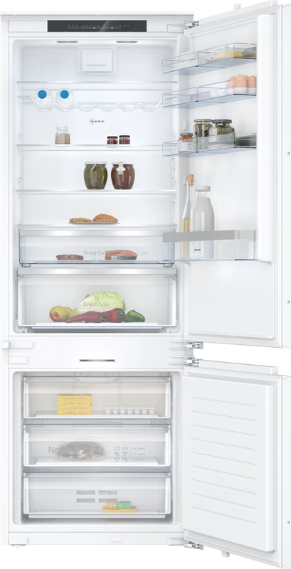 Neff N 70 KB7966DD0, built-in fridge-freezer with freezer at bottom
