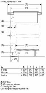 Bosch Series 8 PXX875D67E, Induction hob with integrated ventilation system