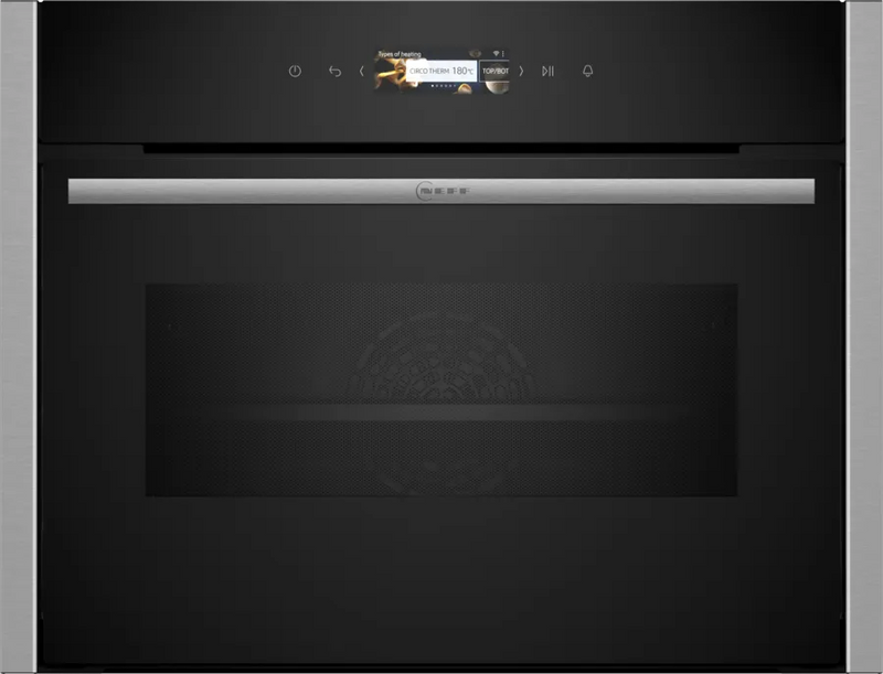 Neff N 70 C24MR21N0B, Built-in compact oven with microwave function