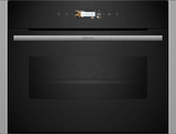 Neff N 70 C24MR21N0B, Built-in compact oven with microwave function