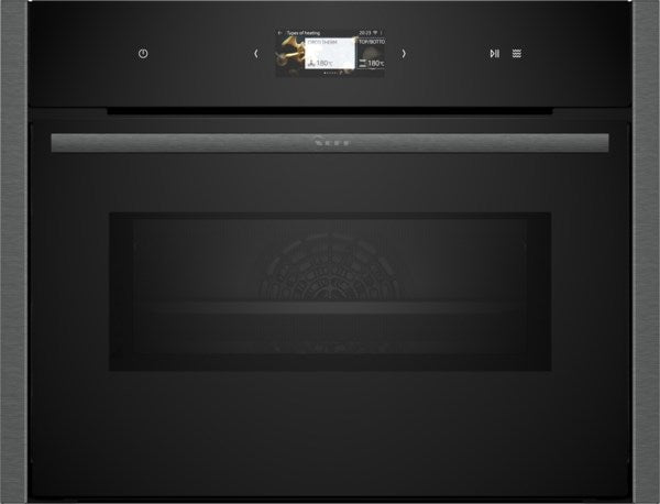 Neff N 90 C24MS71G0B, Built-in compact oven with microwave function