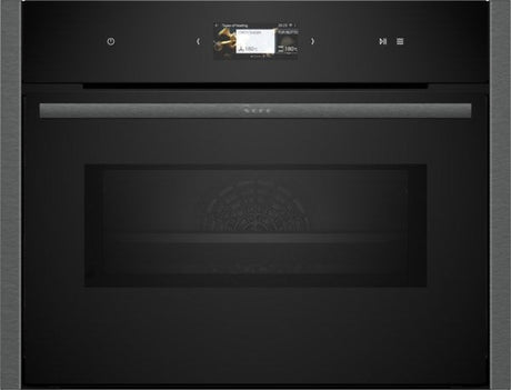 Neff N 90 C24MS71G0B, Built-in compact oven with microwave function