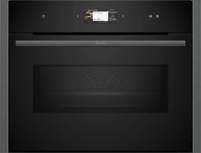 Neff N 90 C24MS31G0B, Built-in compact oven with microwave function