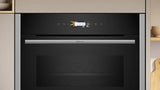 Neff N 70 C24MR21N0B, Built-in compact oven with microwave function