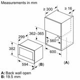 Bosch Series 8 BFL7221B1B, Built-in microwave oven