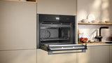 Neff N 90 C24MS31G0B, Built-in compact oven with microwave function