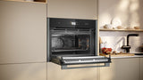 Neff N 90 C24MS71G0B, Built-in compact oven with microwave function