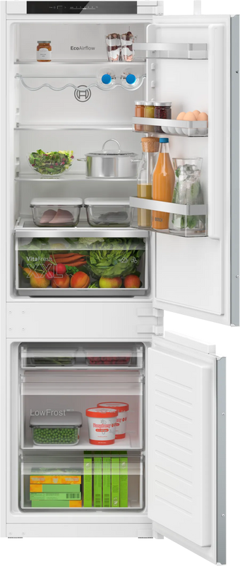 Bosch Series 4 KIV86VSE0G, Built-in fridge-freezer with freezer at bottom