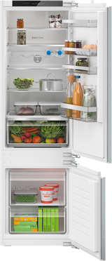 Bosch Series 4 KIV87VFE0G, Built-in fridge-freezer with freezer at bottom