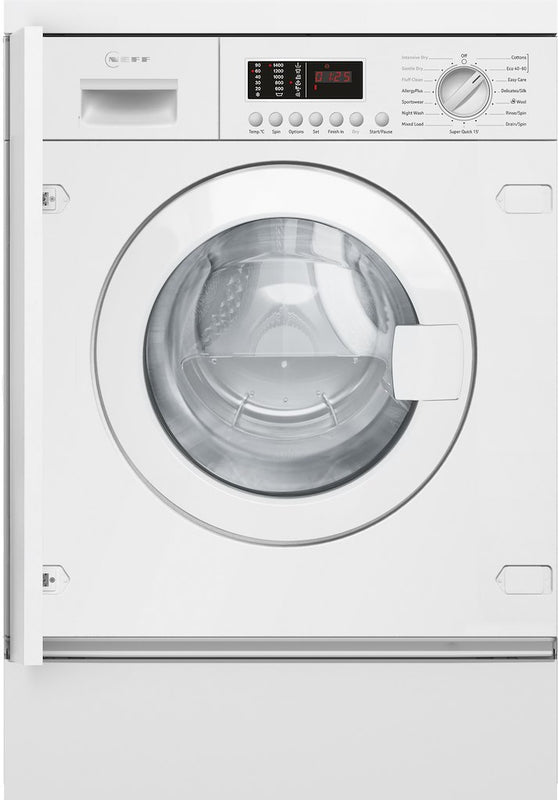 Neff V6540X3GB, integrated washer dryer