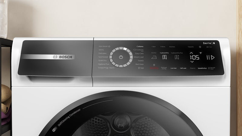Bosch Series 8 WQB246C9GB, Heat pump tumble dryer