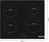 Bosch Series 4 PUE611BB5E, Induction hob