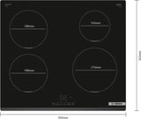 Bosch Series 4 PIE631BB5E, Induction hob