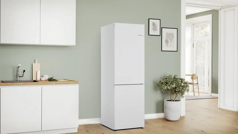 Bosch Series 4 KGN362WDFG, Free-standing fridge-freezer with freezer at bottom