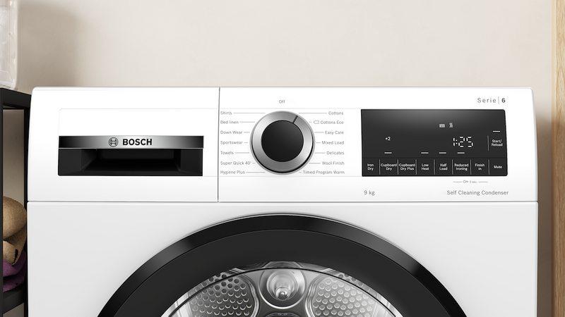 Bosch Series 6 WQG245A0GB, Heat pump tumble dryer