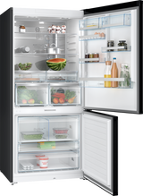 Bosch Series 8 KGP86AXB0N, free-standing fridge-freezer with freezer at bottom