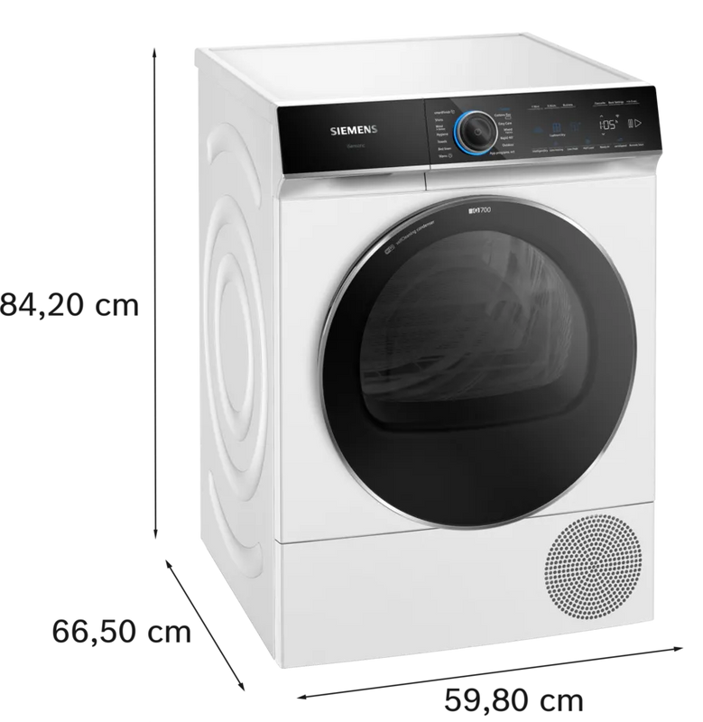 Siemens iQ 700 WQ46B2C9GB, heat pump dryer