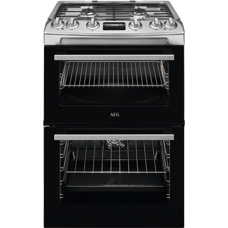 AEG CKX6540ACM 60cm Dual Fuel Double Cooker